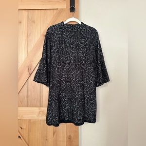 Perfect Fall Tunic, Black/Gray, Size 10P